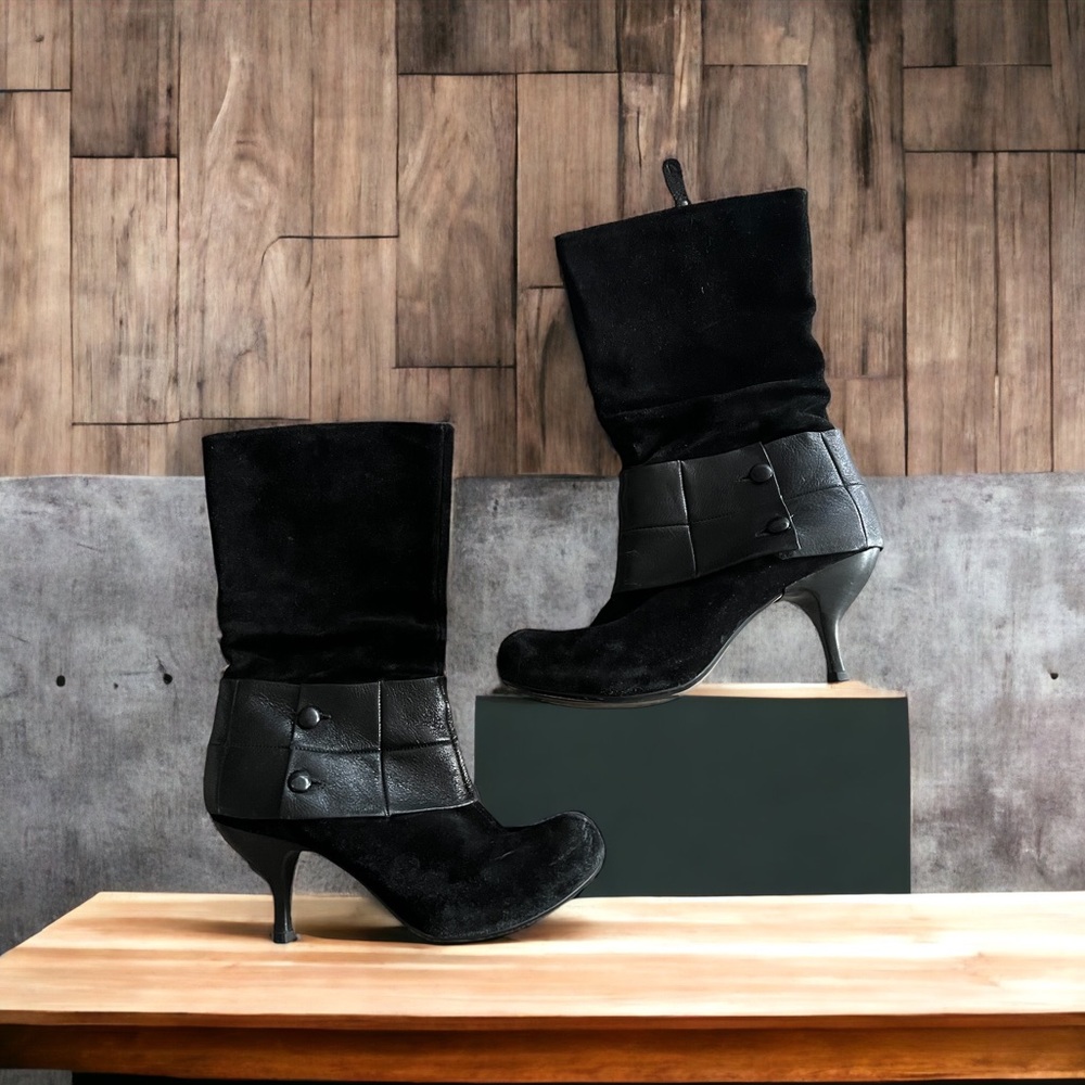 clarks black suede ankle boots